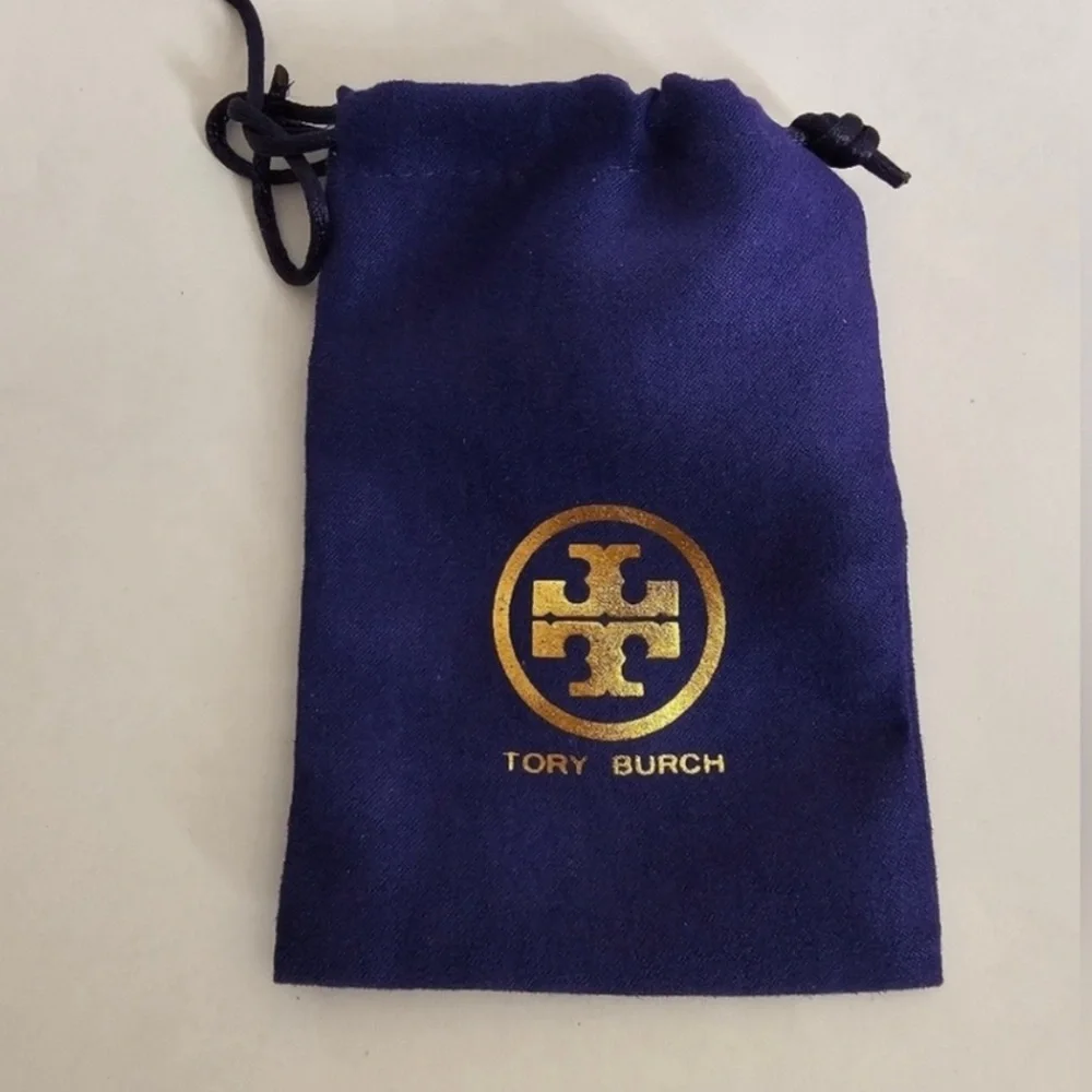 NWT Tory Burch Huggie Hoop Drop Earrings - Gold